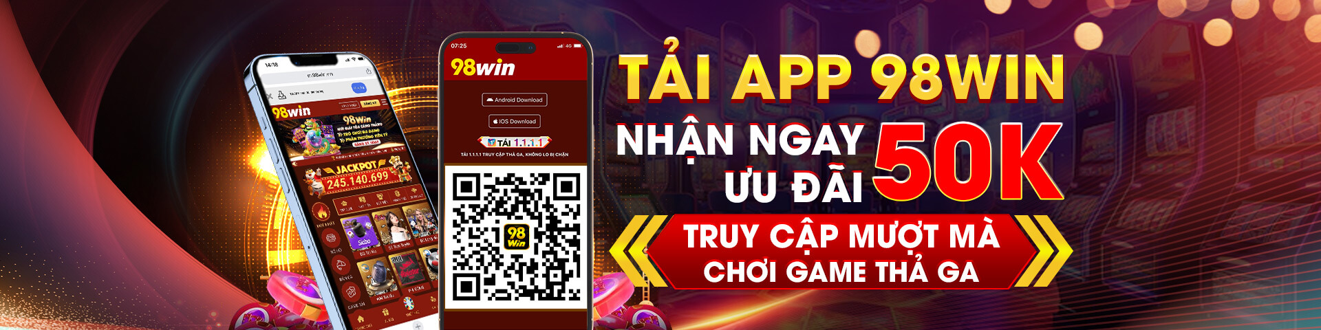 banner tải app 98win